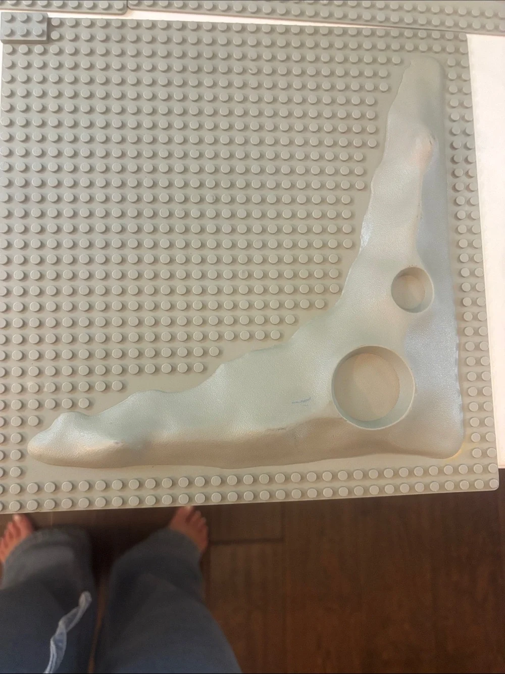 Lot of 10 Vintage LEGO Space Moon Crater Base Plate Boards 32 X 32